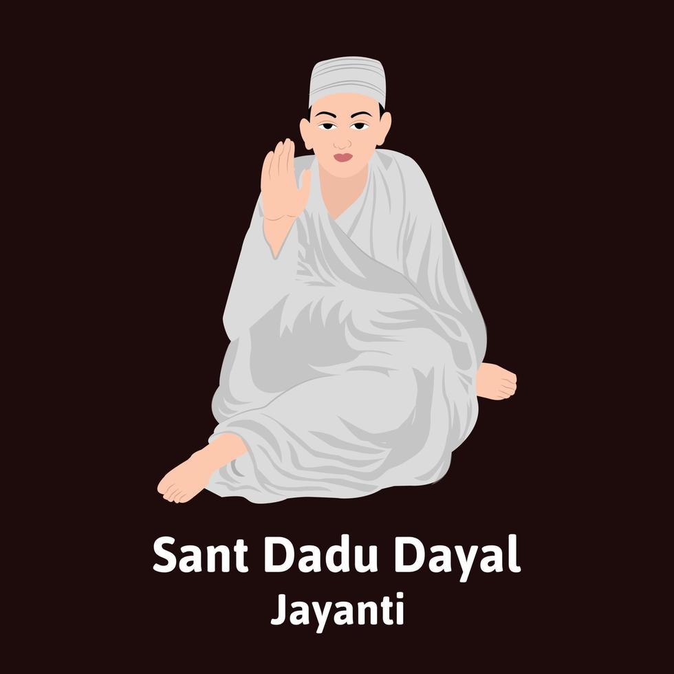 Sant Dadu Dayal Jayanti Vector Illustration