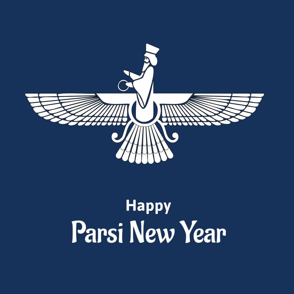 Happy Parsi New Year Navroz Mubarak Celebration Vector Illustrations