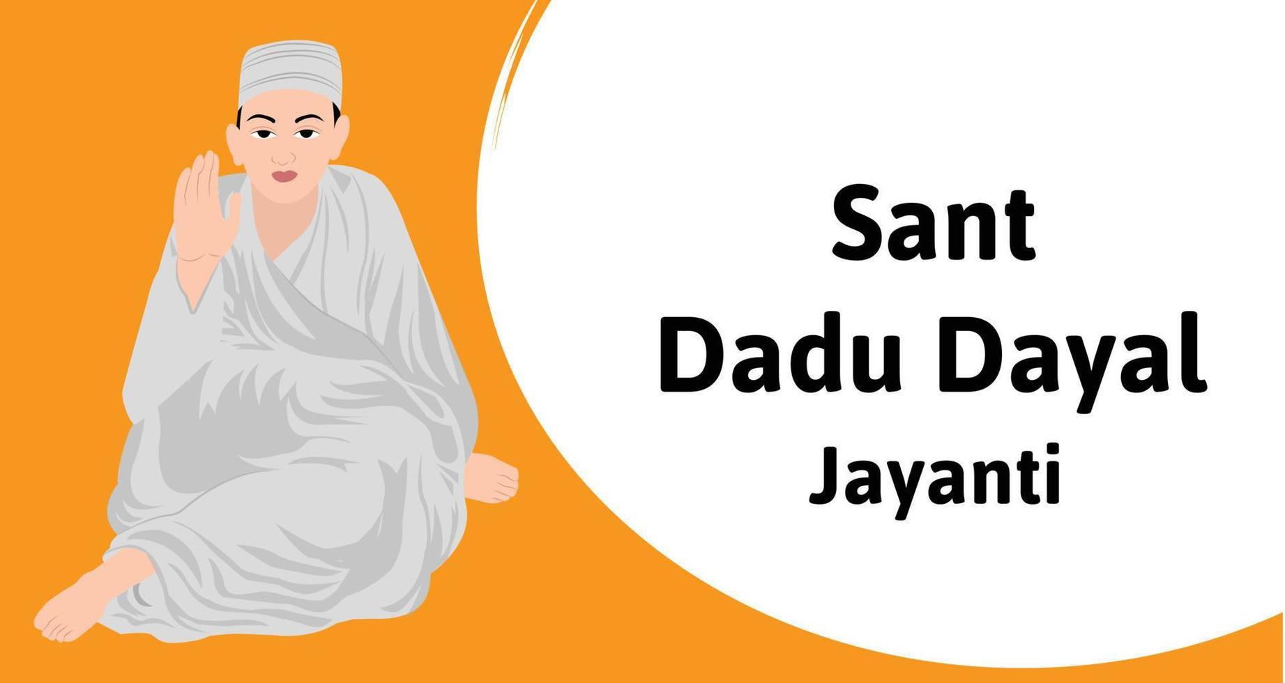 Sant Dadu Dayal Jayanti Vector Illustration