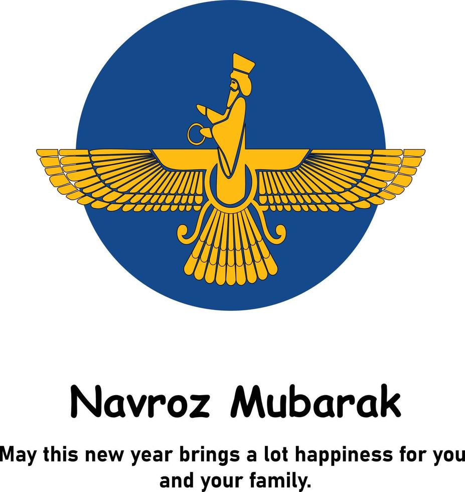 Happy Parsi New Year Navroz Mubarak Celebration Vector Illustrations