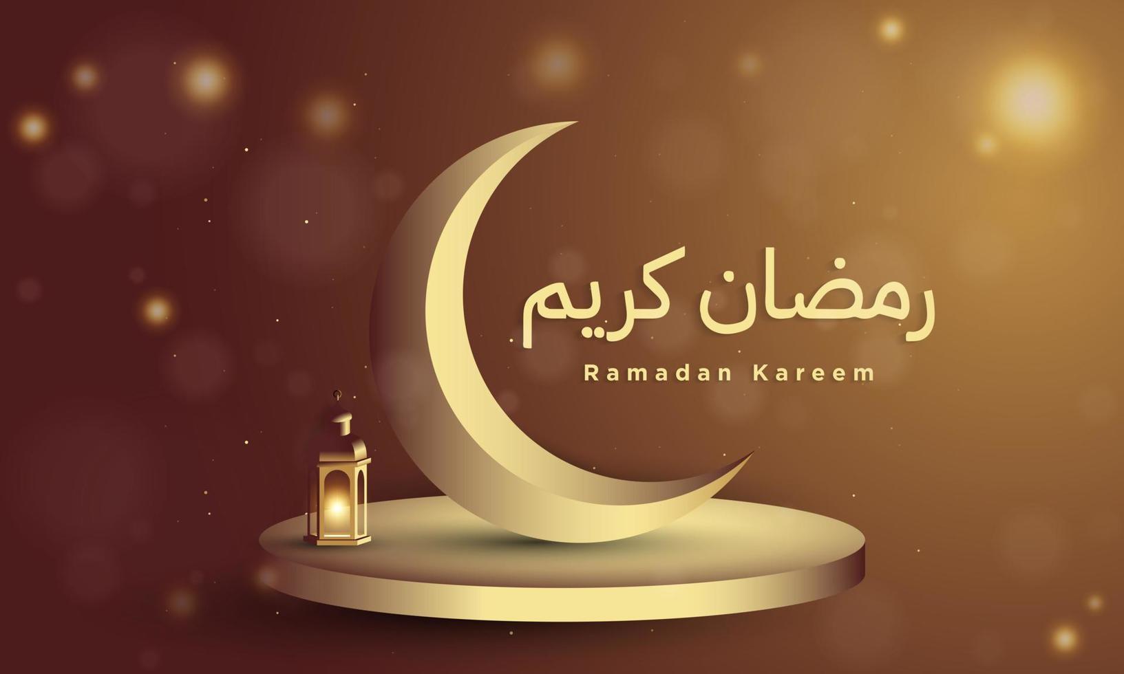 Ramadan Kareem Background Design. vector