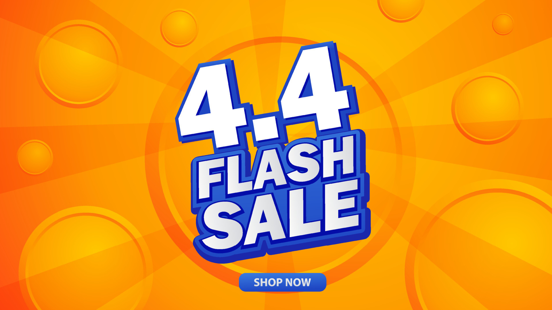 4.4 Big Sale Shopping day. April 20866516 Vector Art at Vecteezy