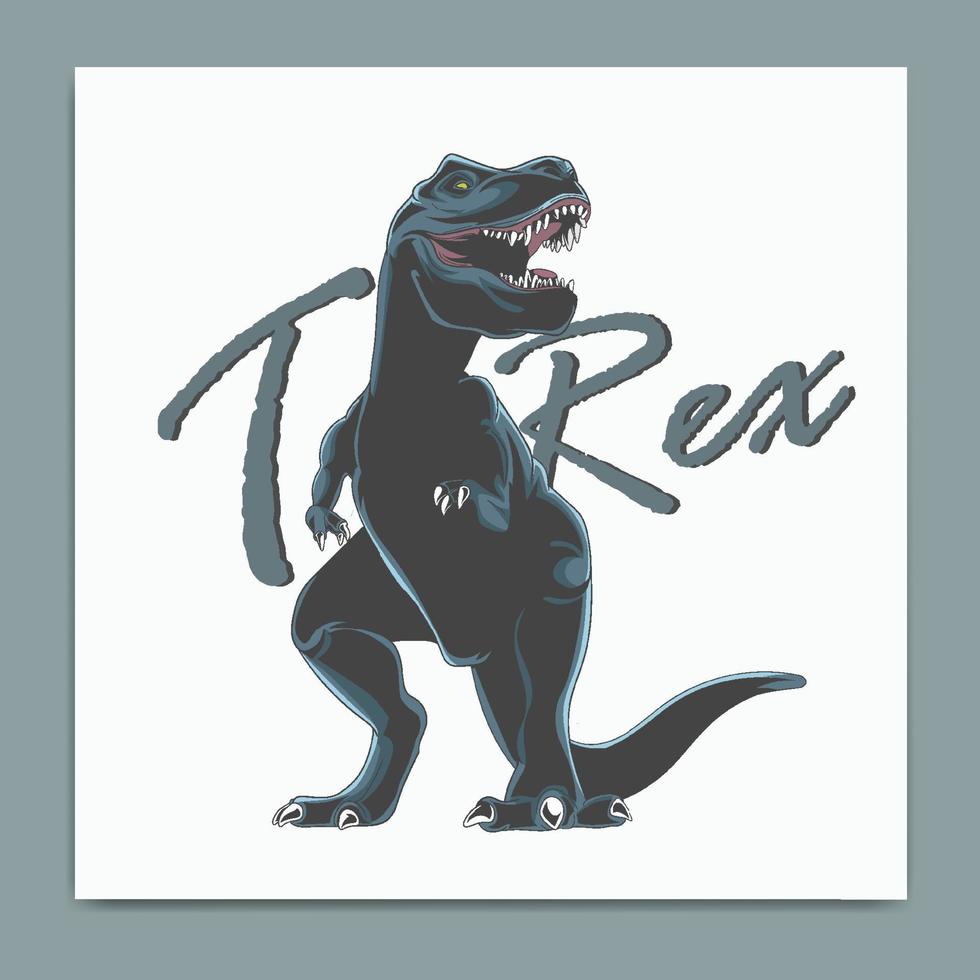 Tyrannosaurus Rex Vector Illustration cartoon