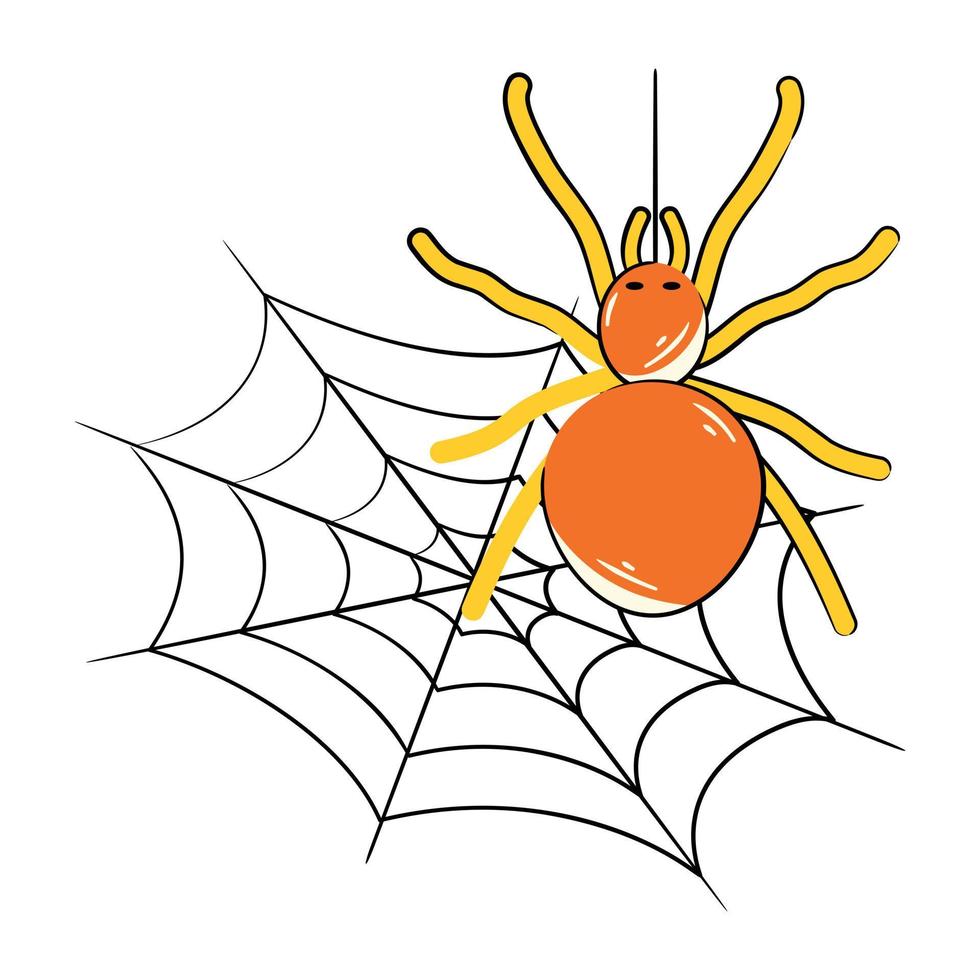 Trendy Cobweb Concepts vector