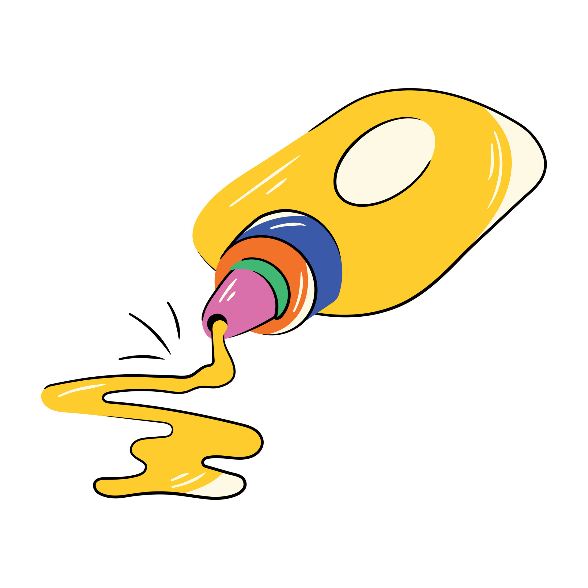 Trendy Spilled Glue 20866843 Vector Art at Vecteezy