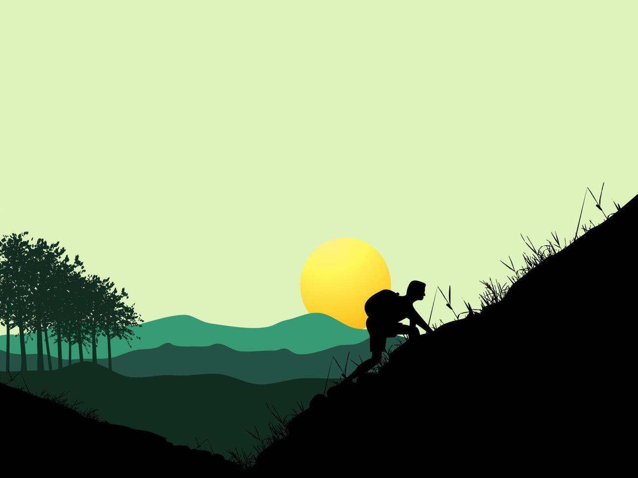 Beautiful Vector Landscape Illustration