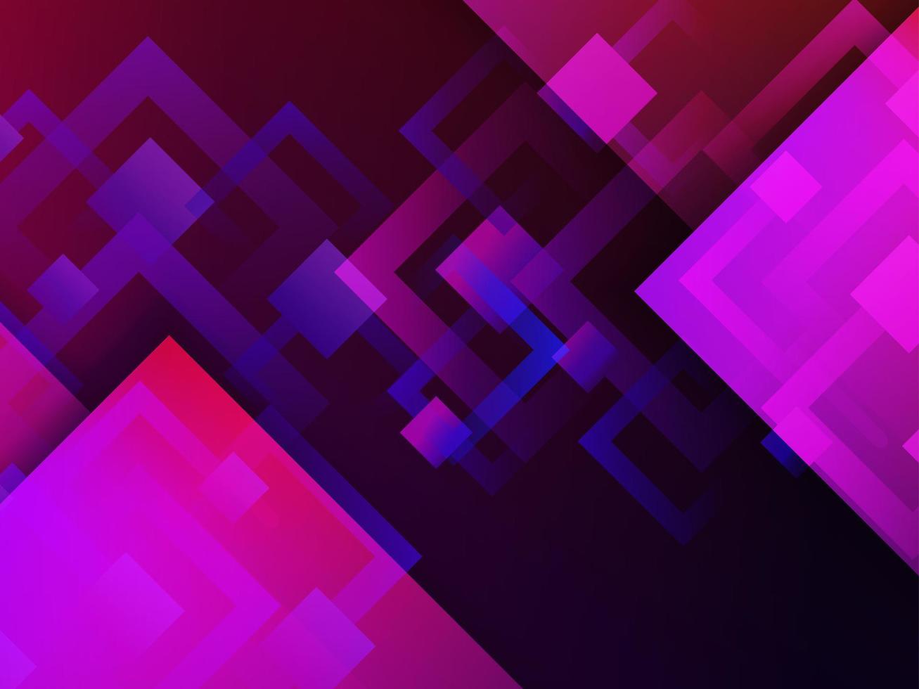 Fondo de patrón de banner de diseño colorido decorativo moderno geométrico púrpura abstracto vector