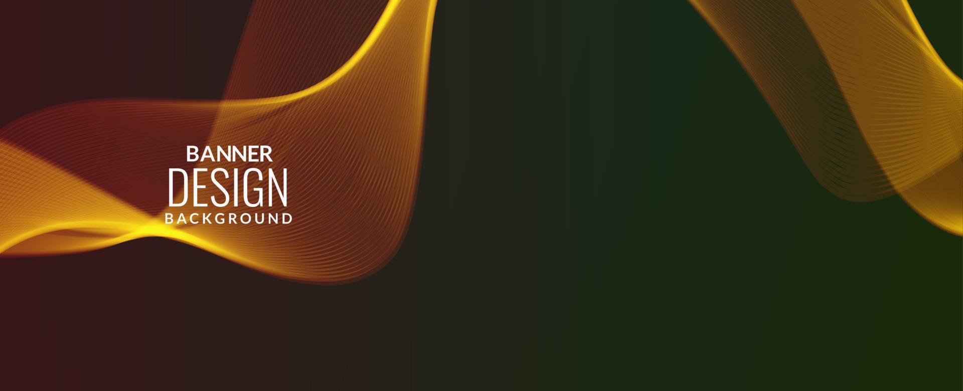 Abstract background modern colorful wave banner background pattern vector