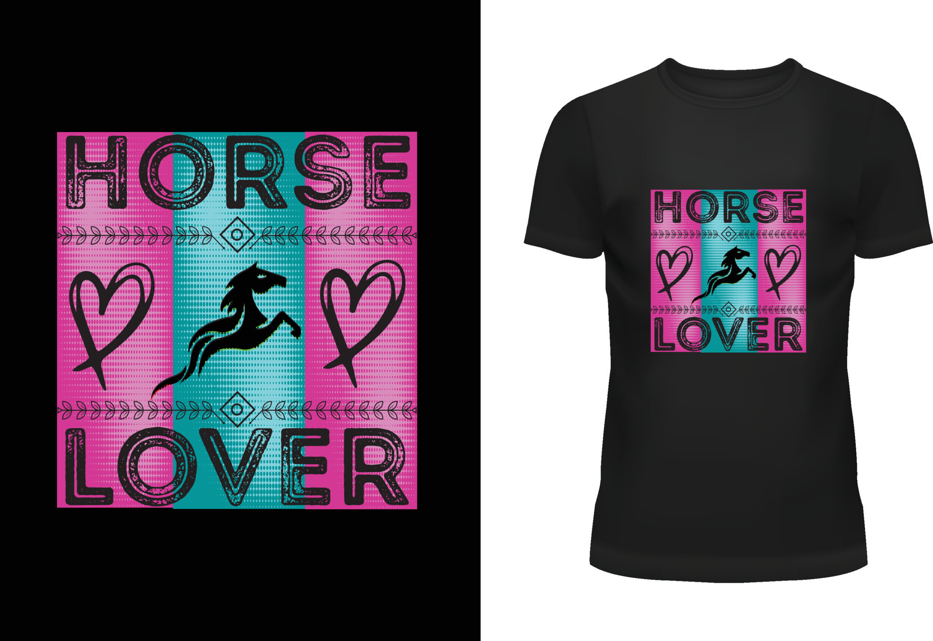 Horse Lover t shirt design 20866976 Vector Art at Vecteezy