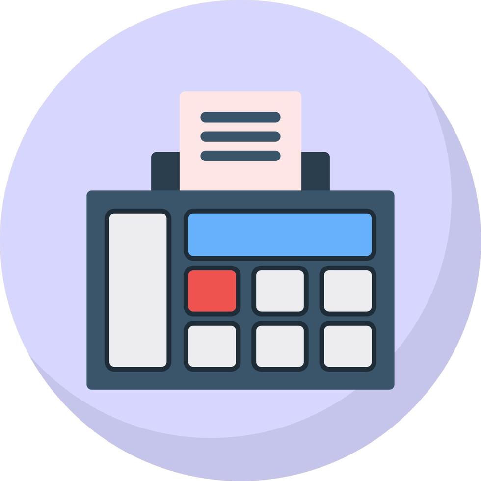 Fax Vector Icon Design