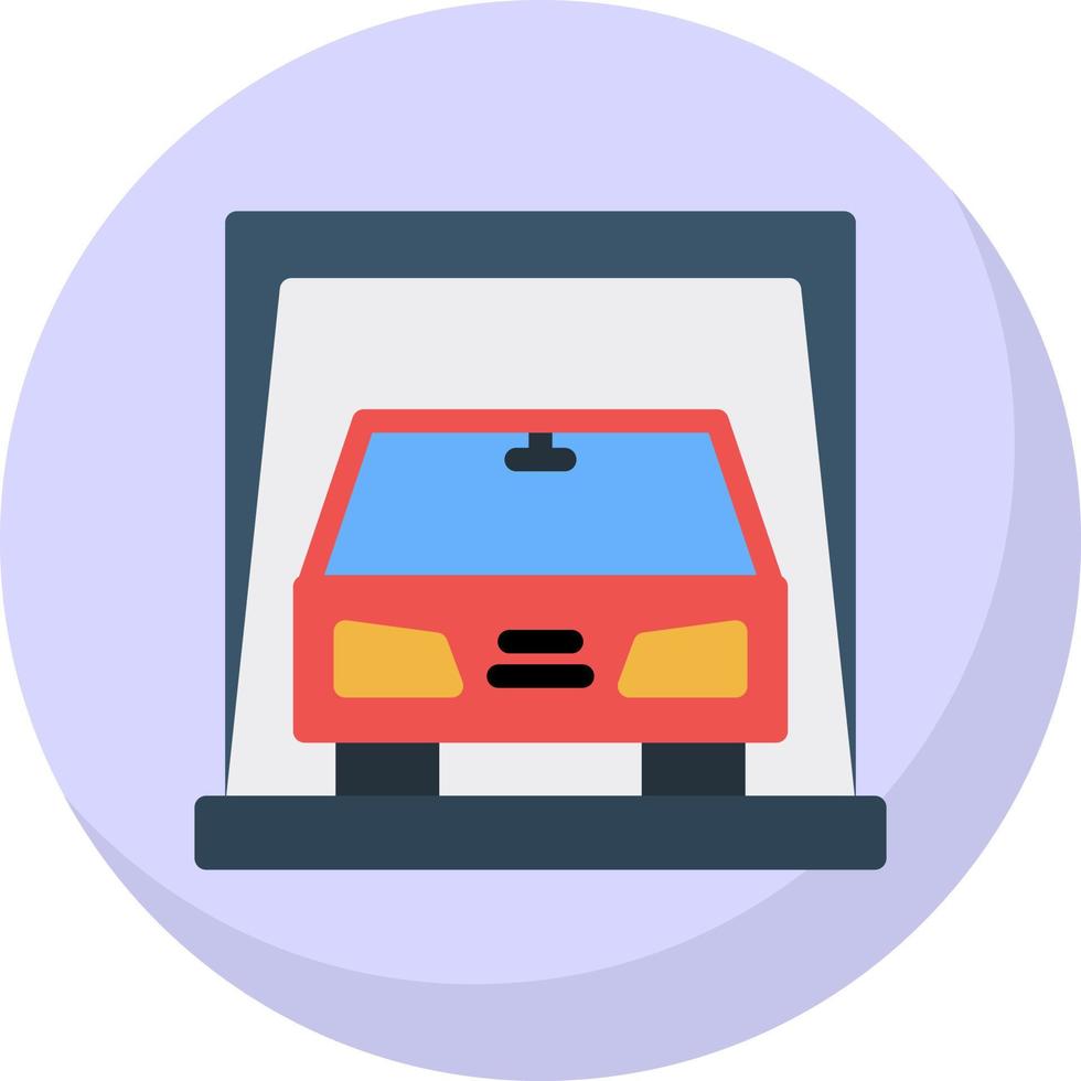 Car Display Vector Icon Design