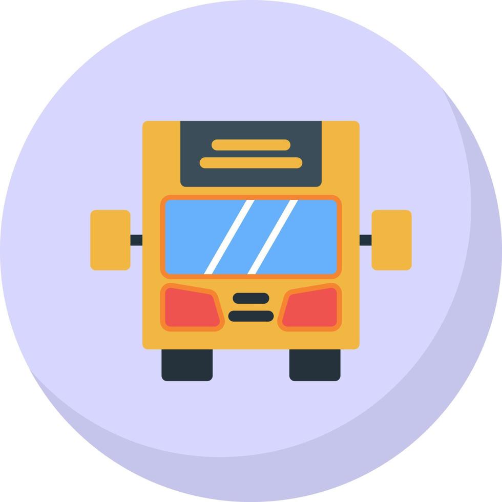 Bus Display Vector Icon Design