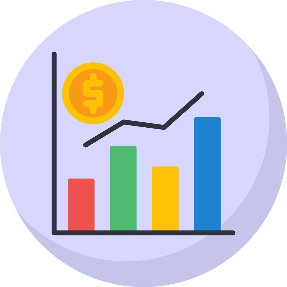 Financial Data Vector Icon Design