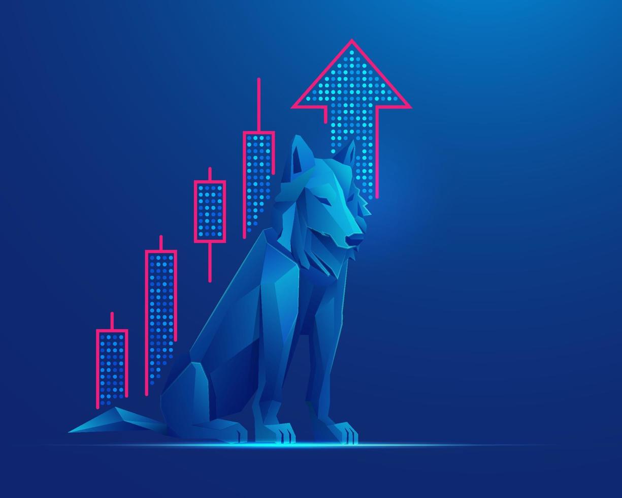 wolf stock metaphor vector