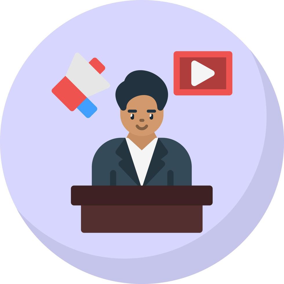 Media Director Vector Icon Design