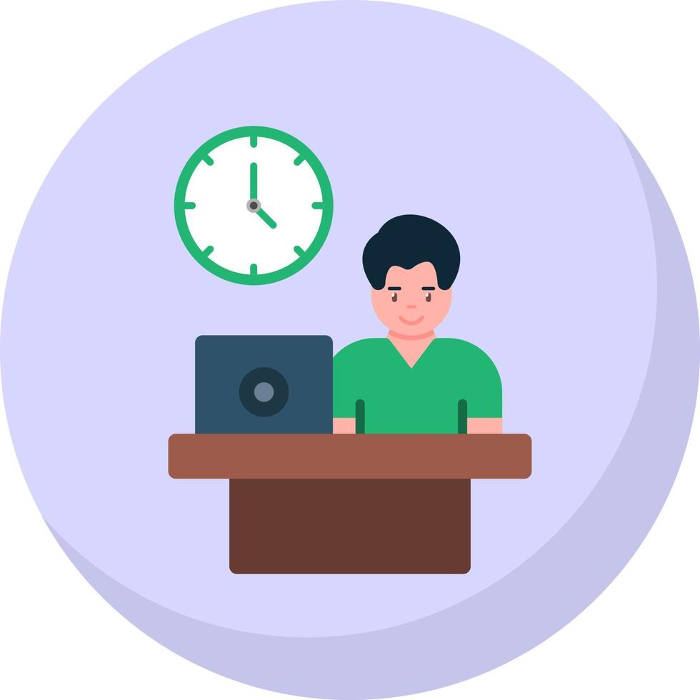 Office Life Vector Icon Design