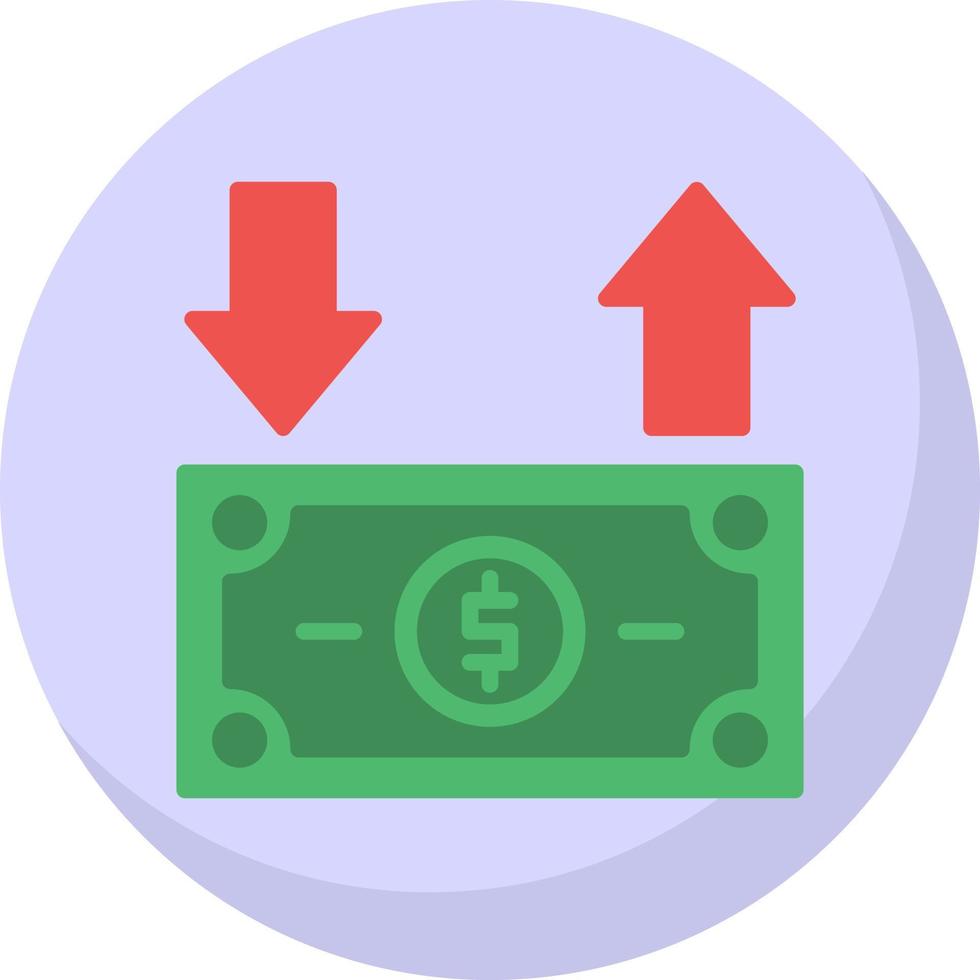 Cash Flow Vector Icon Design