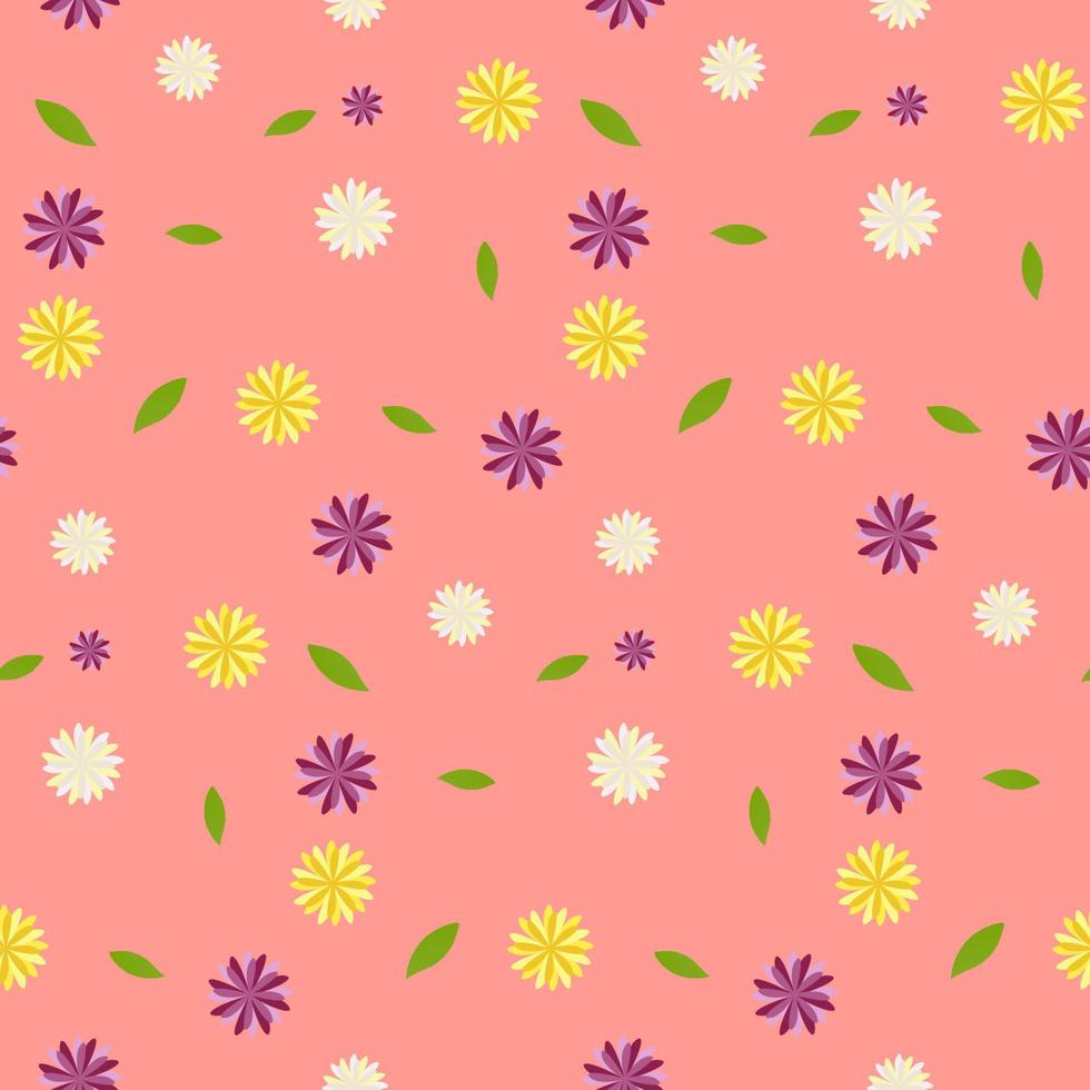 WebFloral brush strokes seamless pattern background for fashion prints, graphics, backgrounds and crafts vector