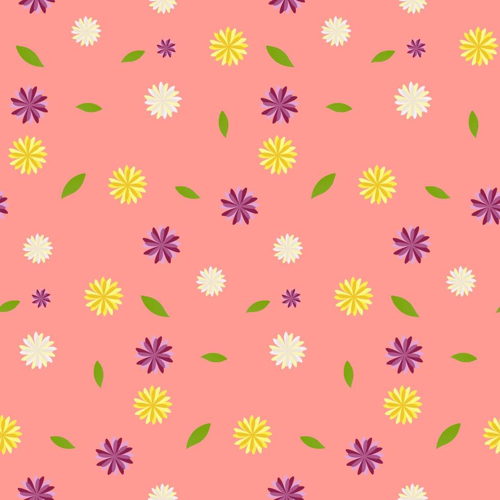 WebFloral brush strokes seamless pattern background for fashion prints, graphics, backgrounds and crafts vector