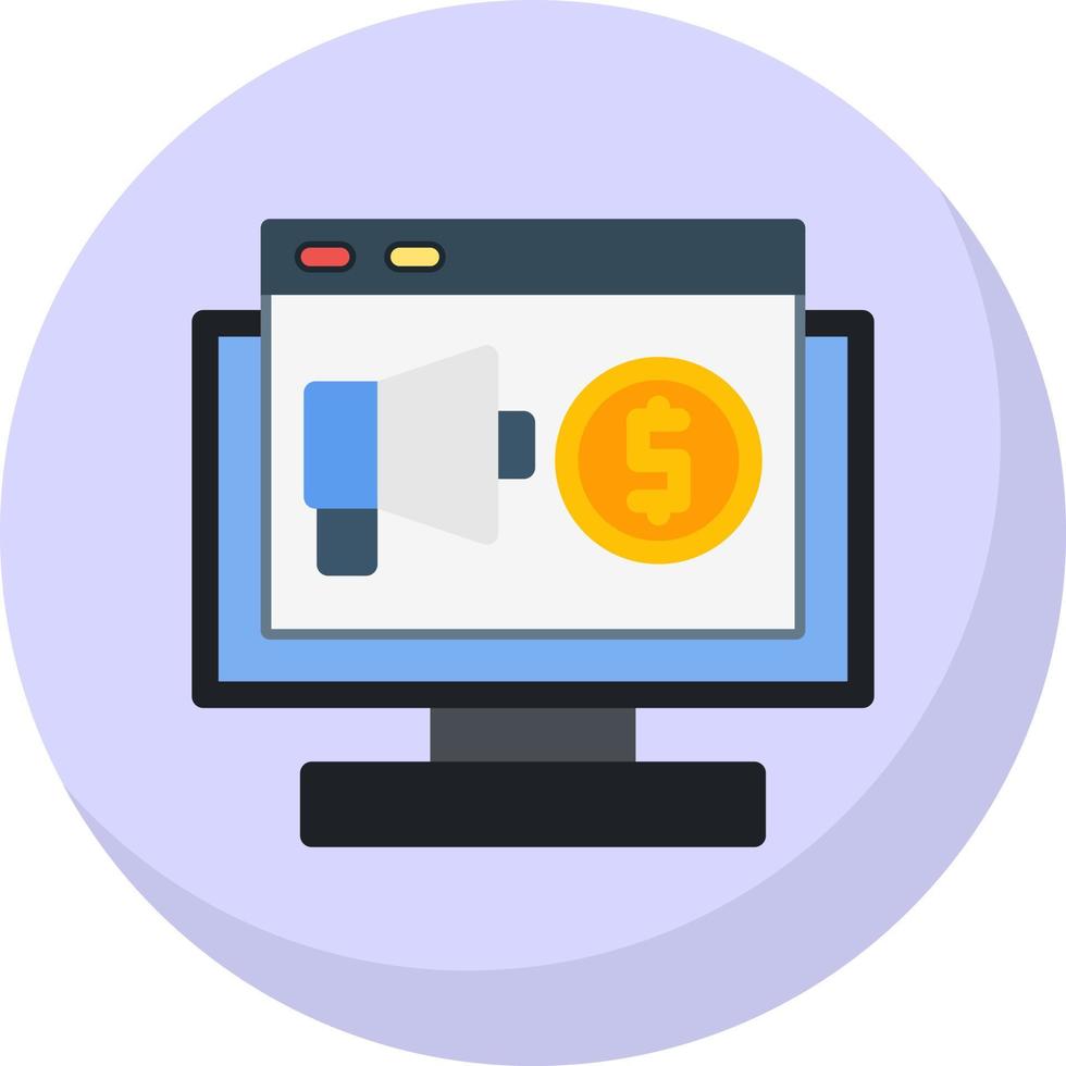 Paid Traffic Vector Icon Design