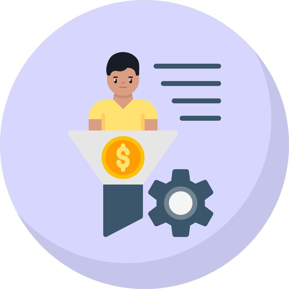 Conversion Rate Vector Icon Design