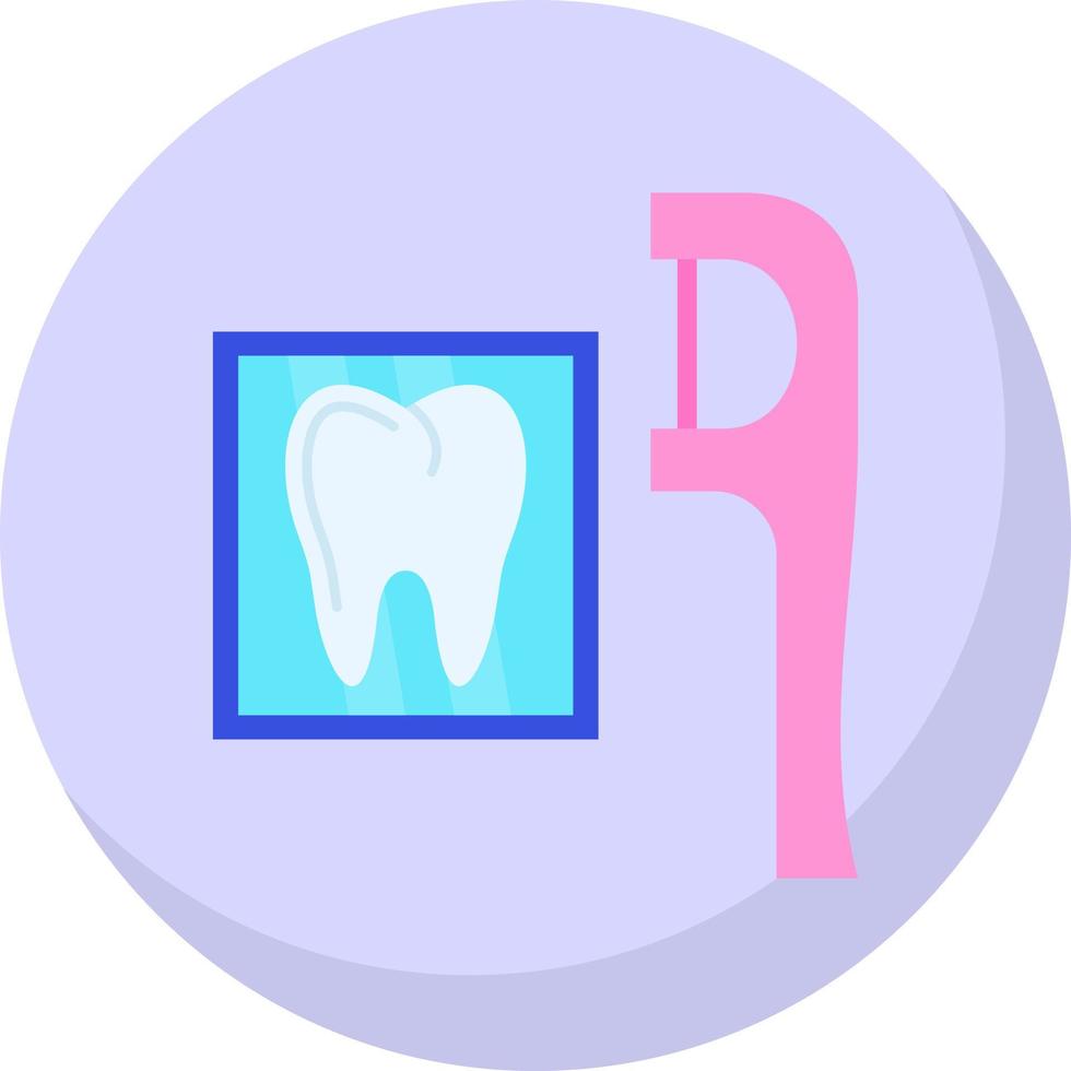 Dental Floss Vector Icon Design