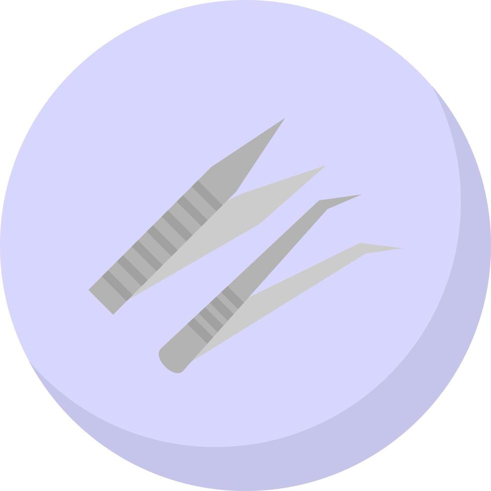 Tweezers Vector Icon Design