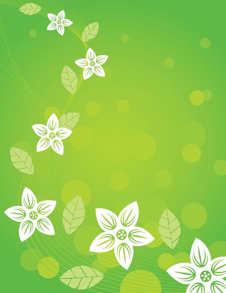 Illustration on the theme of nature vector