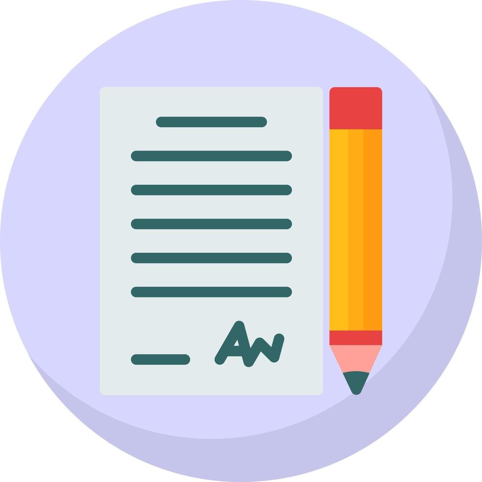 Contract Vector Icon Design