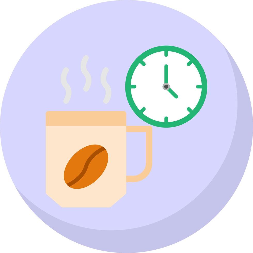 Coffee Break Vector Icon Design