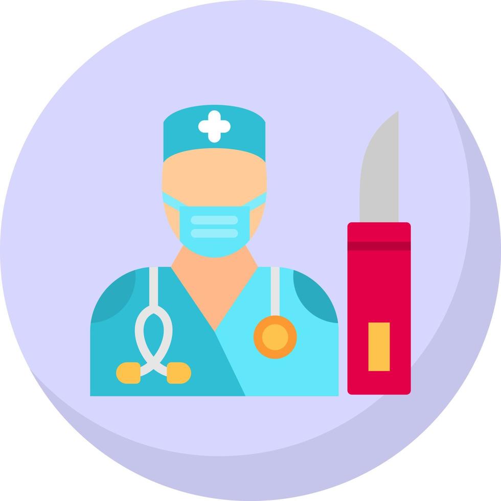 Surgeon Vector Icon Design