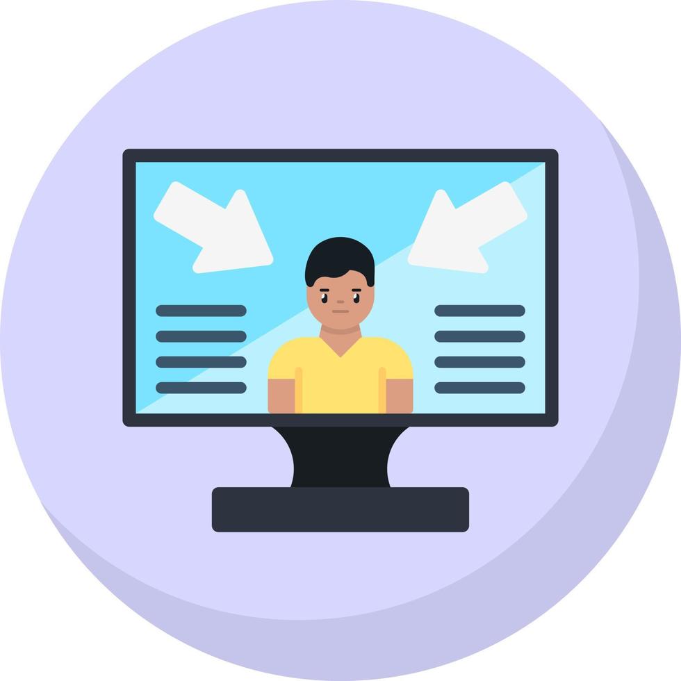 User Centered Design Vector Icon Design
