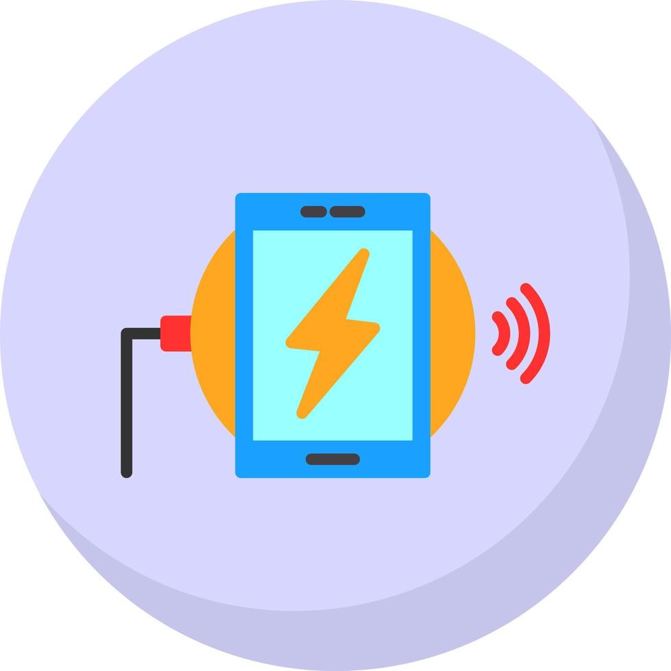 Wireless CHarger Vector Icon Design