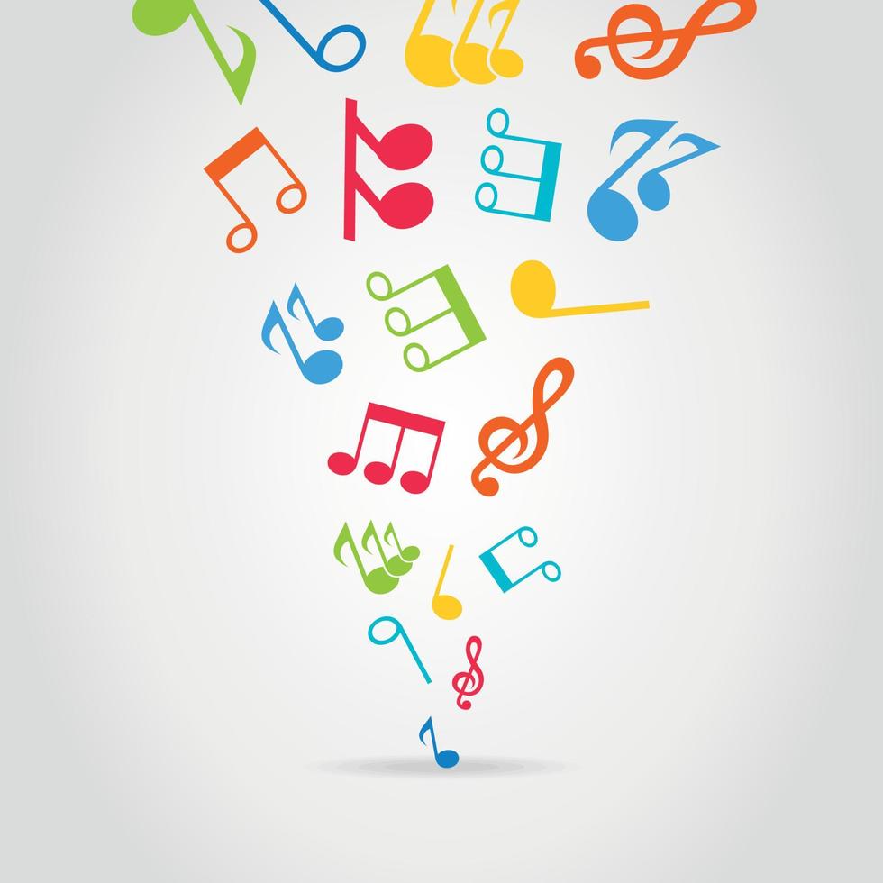 Abstraction on the theme of music vector