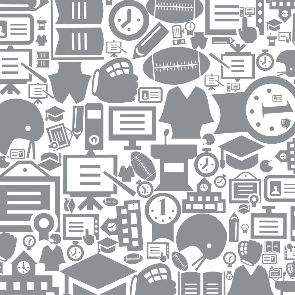 Background collected from school subjects. A vector illustration