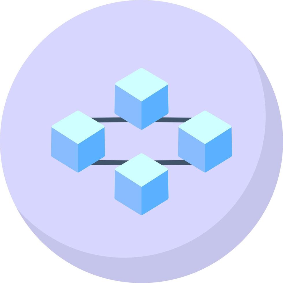 Blockchain Vector Icon Design
