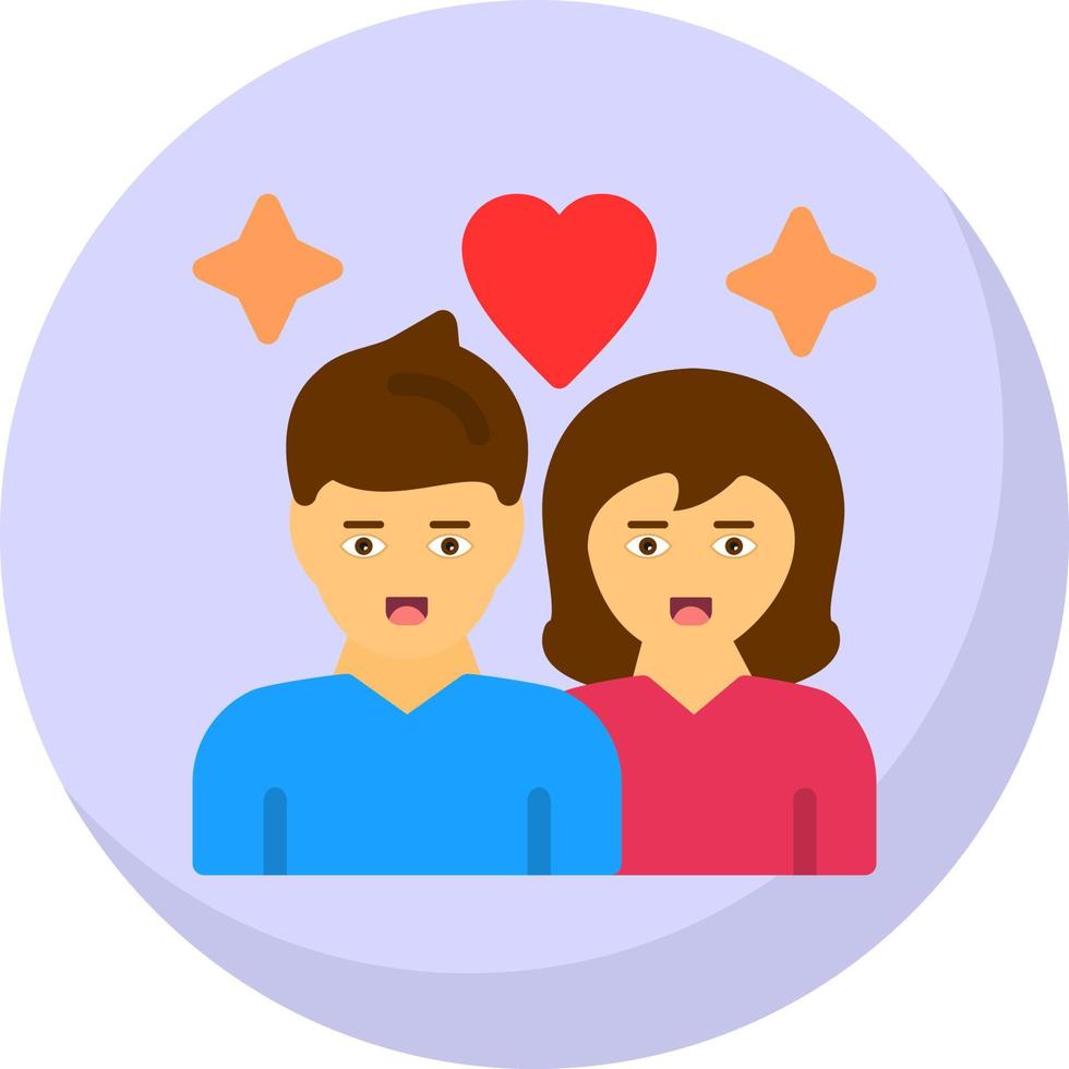 Couple Vector Icon Design