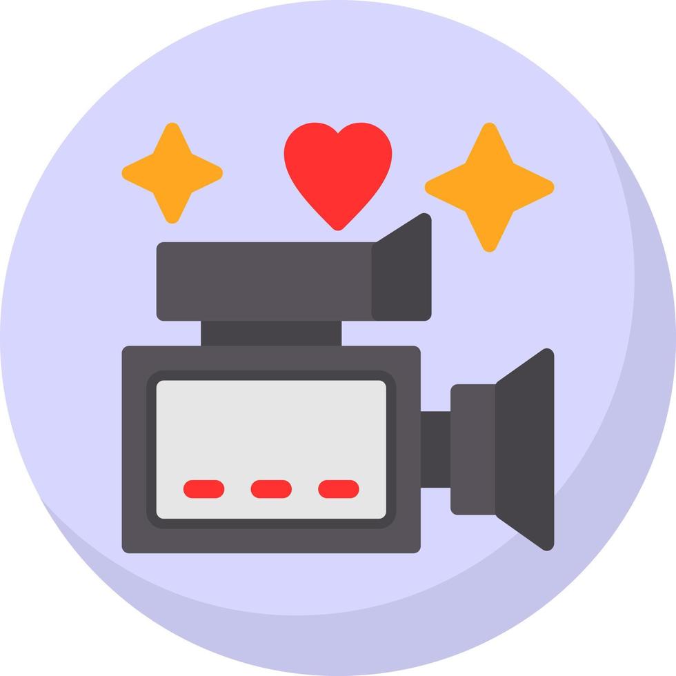 diseño de icono de vector de cámara de video