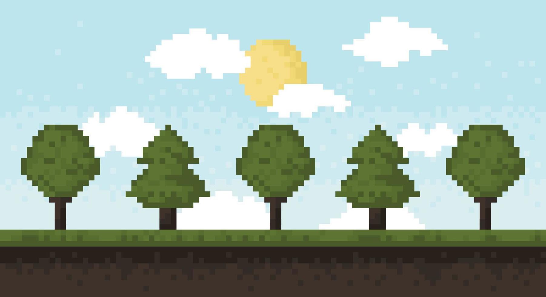 Illustration on the theme of nature vector