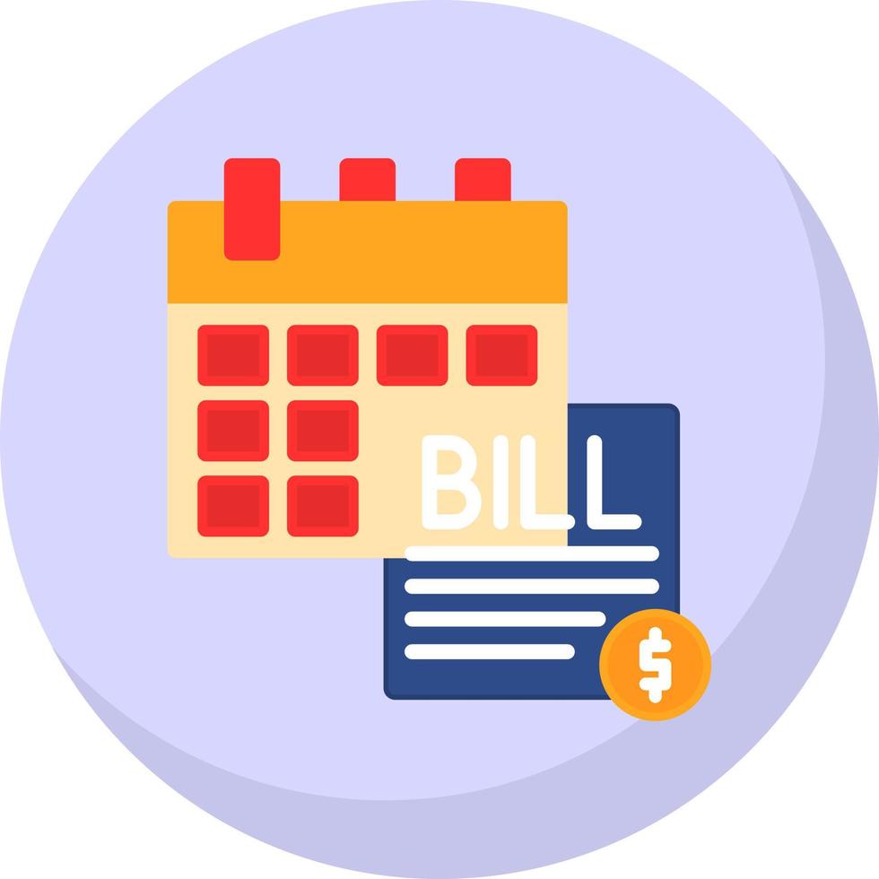 Bill Vector Icon Design