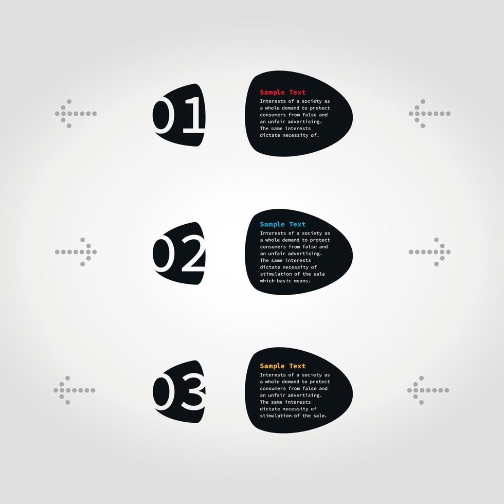 Set of an information drawing for design. A vector illustration