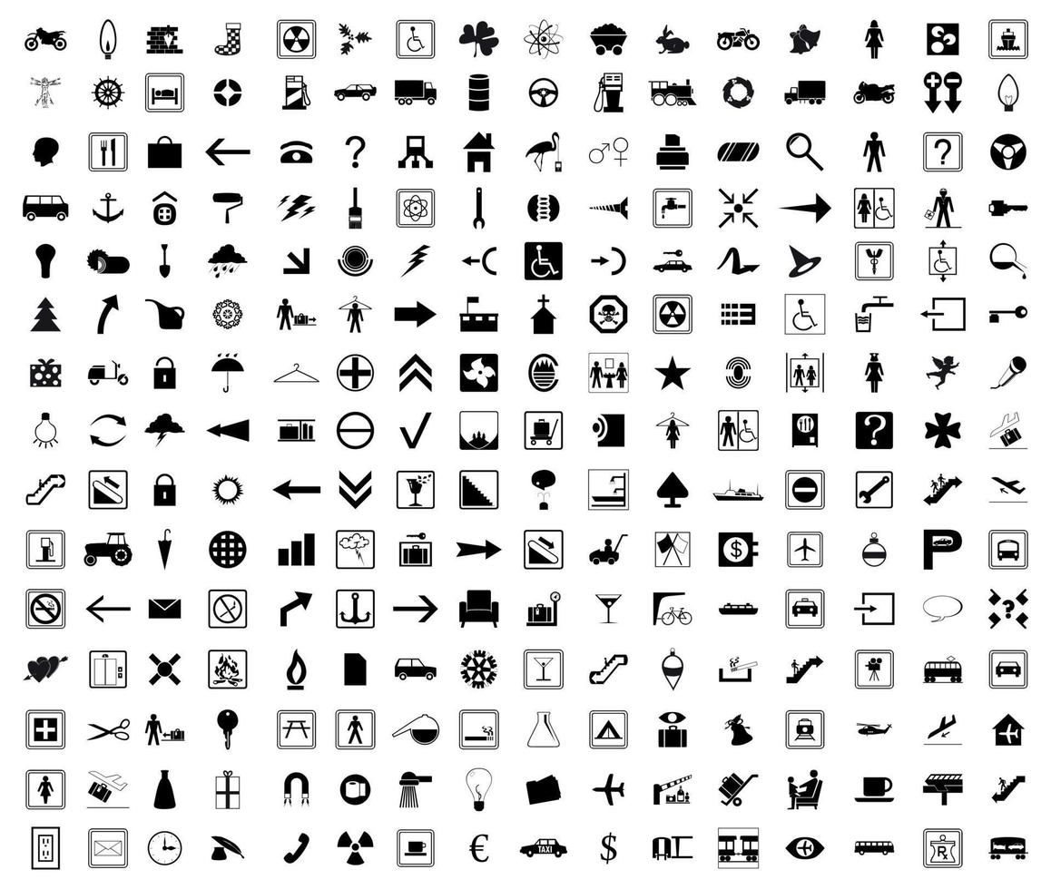 Icons for web design. A vector illustration