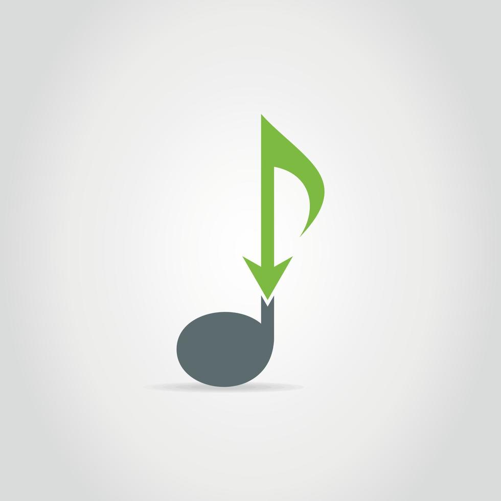 The note on a grey background. A vector illustration