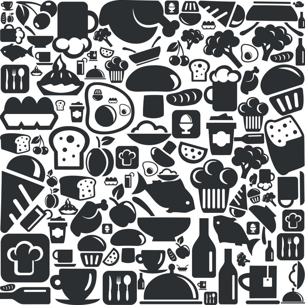 Background made of meal. A vector illustration 20867938 Vector Art at ...