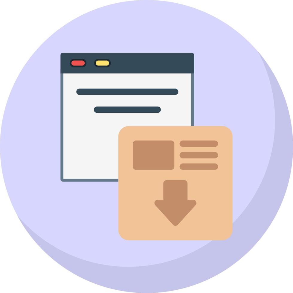 Landing Page Vector Icon Design