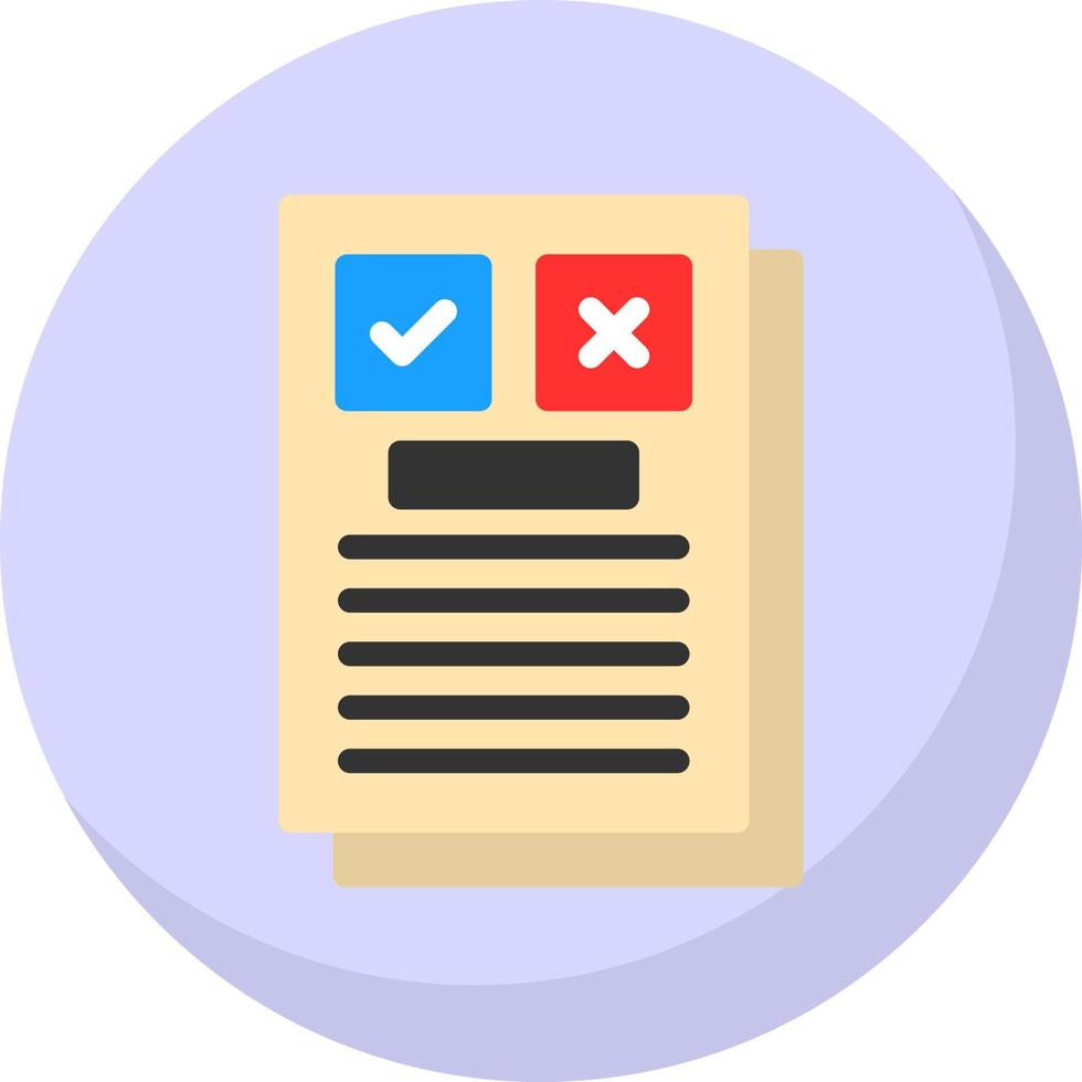 Rules Vector Icon Design