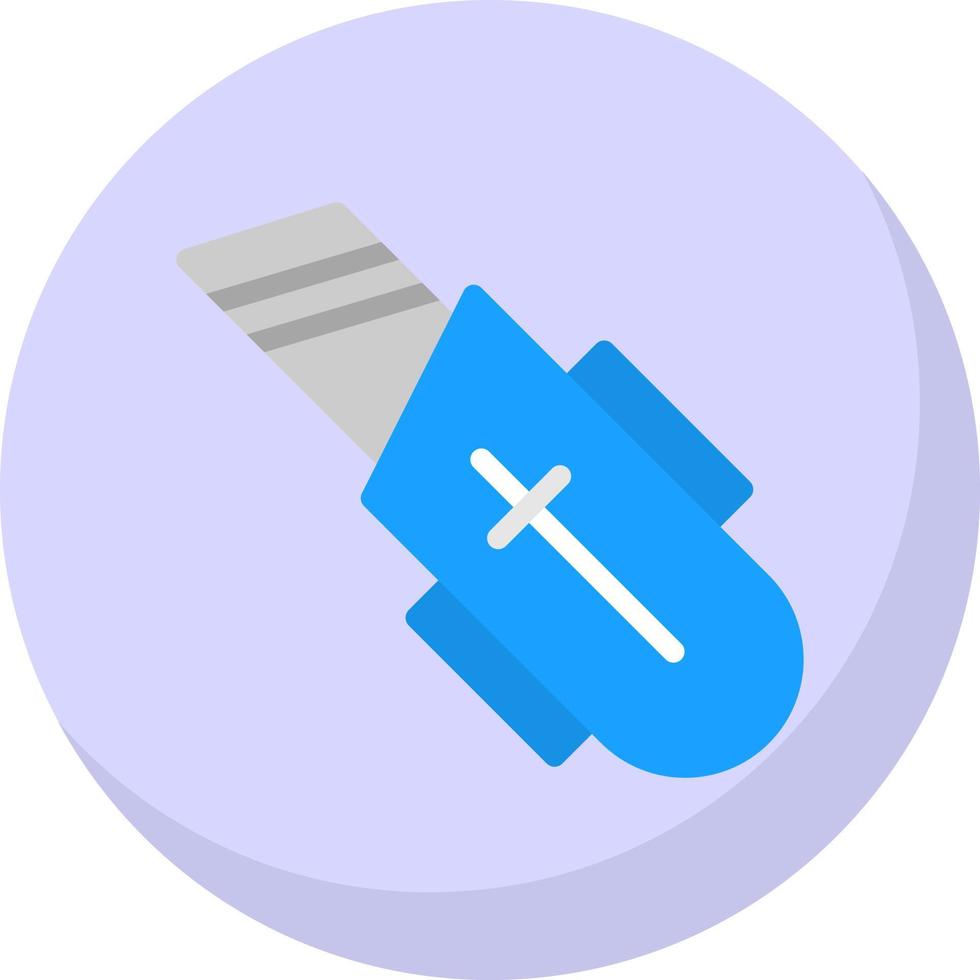 Utility Knife Vector Icon Design