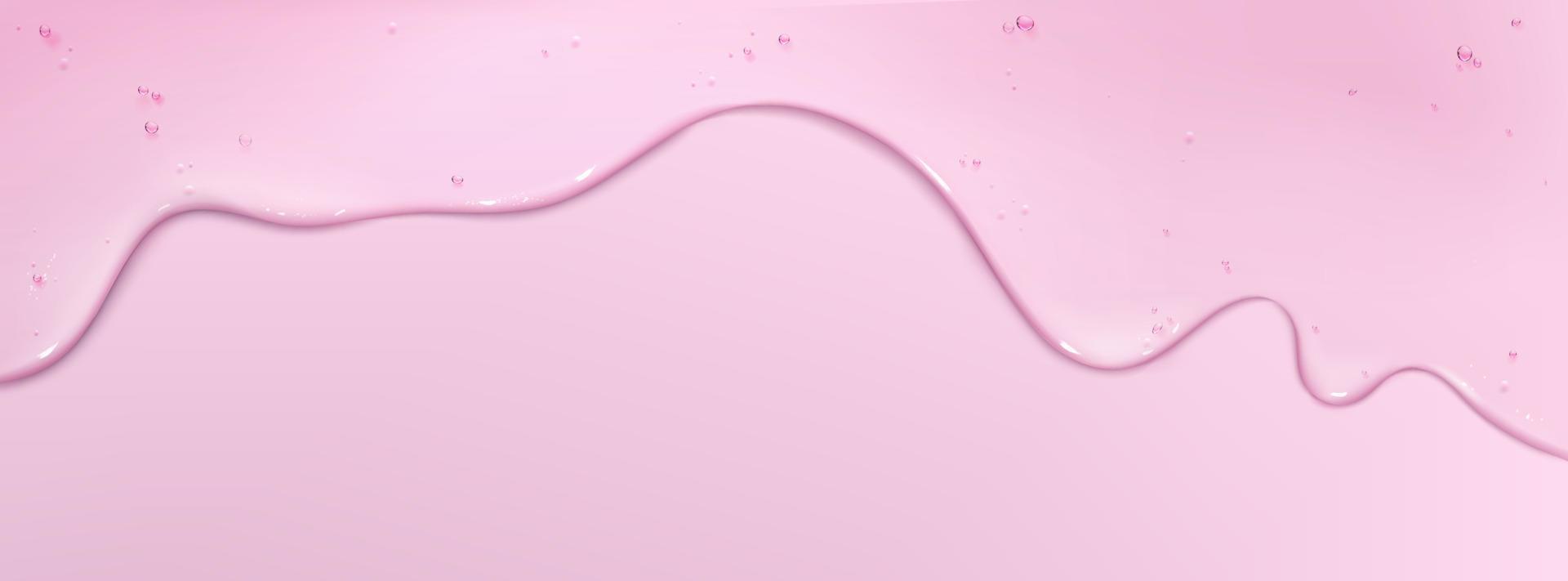 rosado antecedentes con cosmético gel textura vector