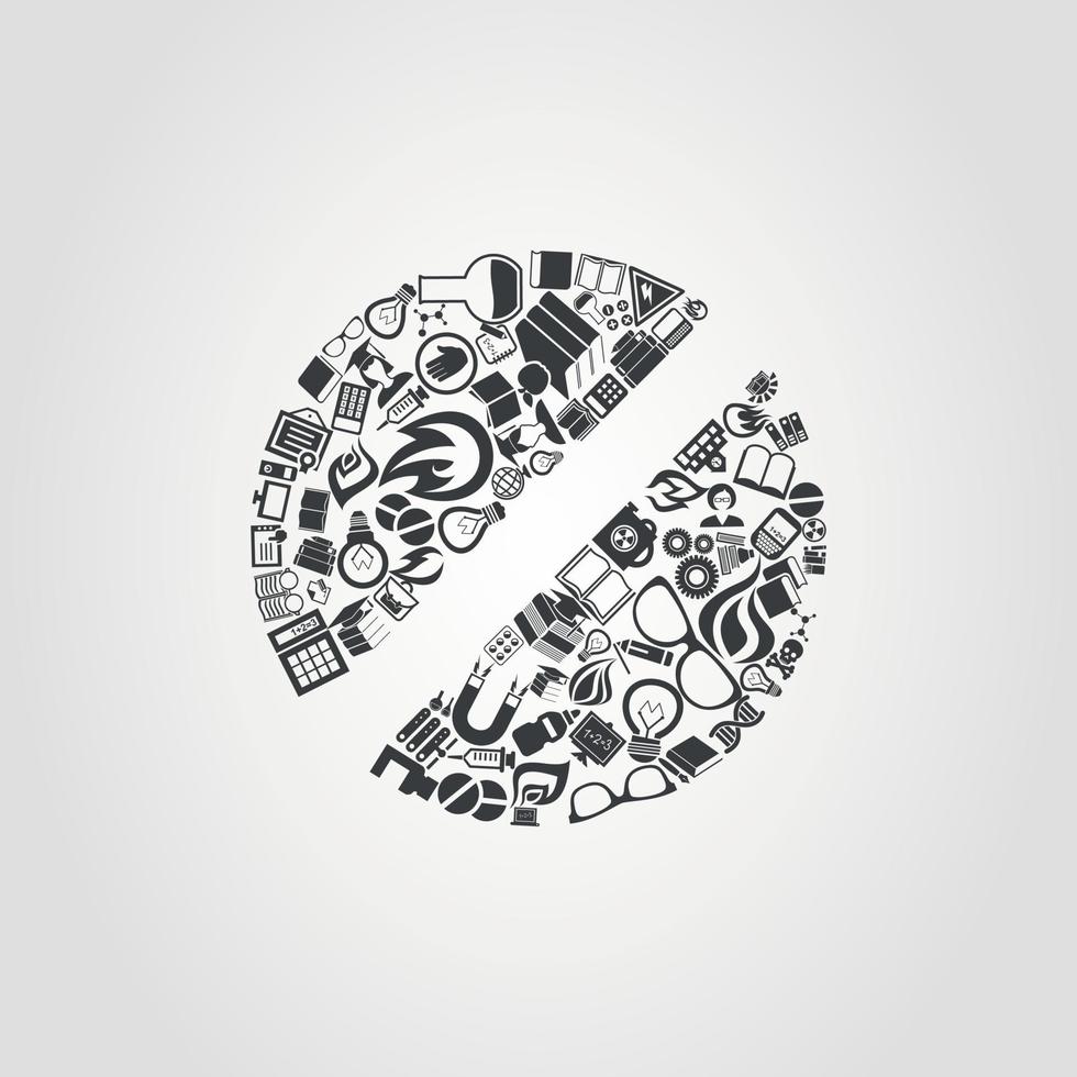 Abstraction on the topic of science vector