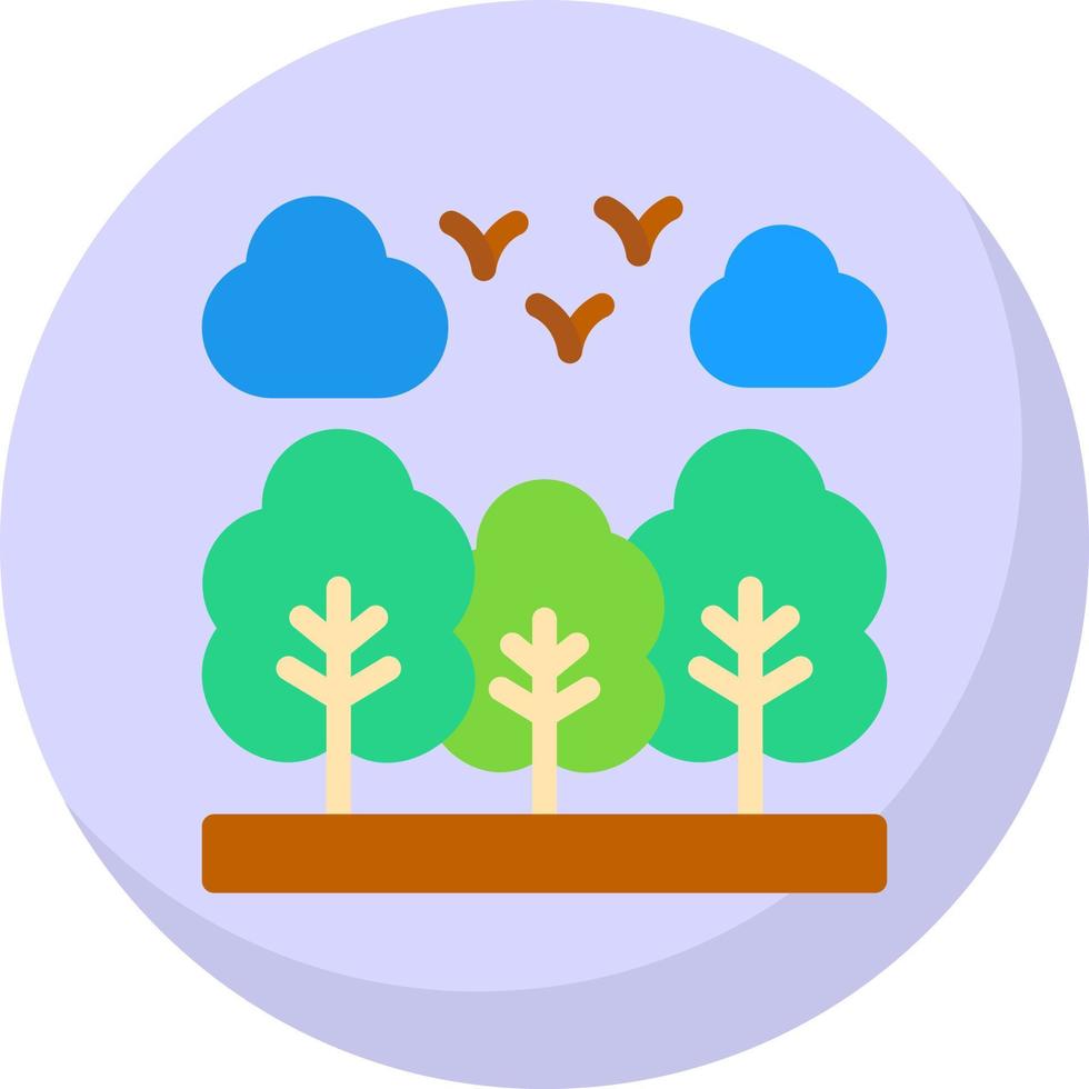 Forest Vector Icon Design